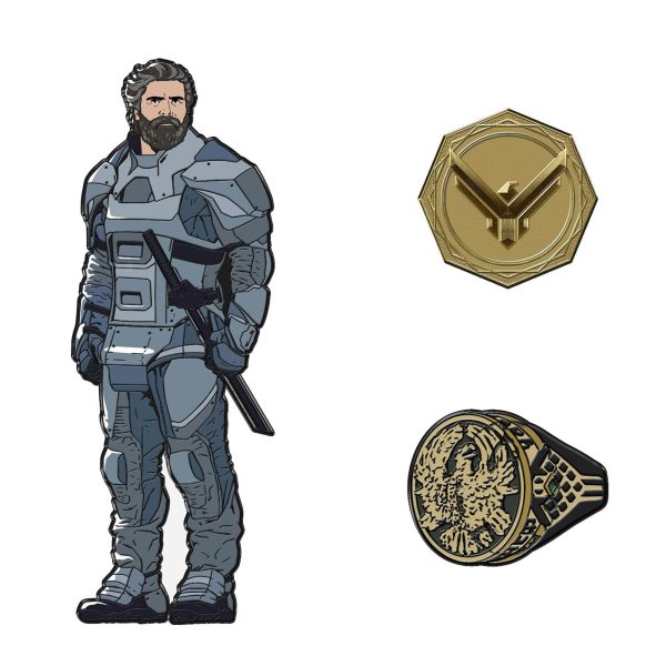 Dune Duke Leto Atreides 3 Piece Deluxe Enamel Pin Set For Cheap