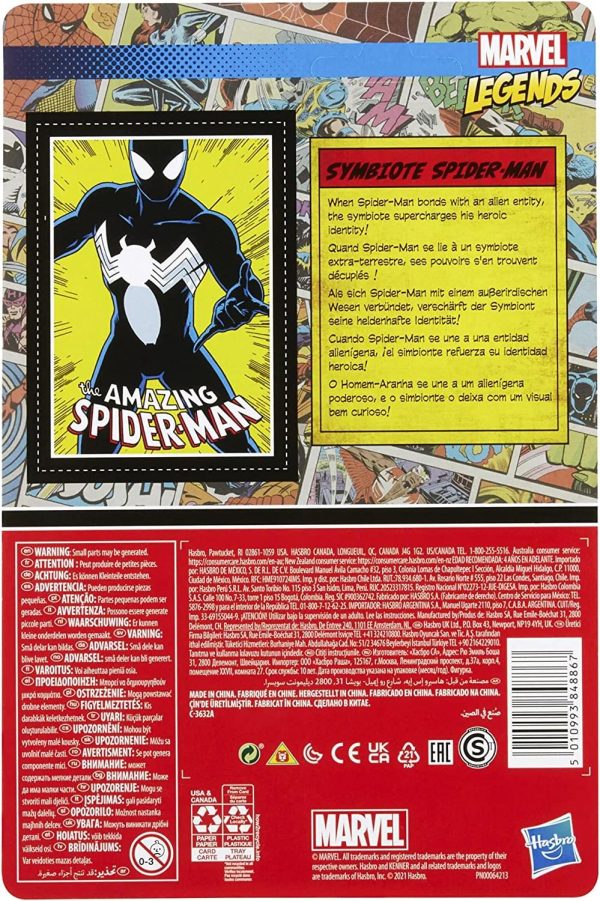 Marvel Legends 3.75 Retro Figure | Spider-Man Symbiote Fashion - Image 3