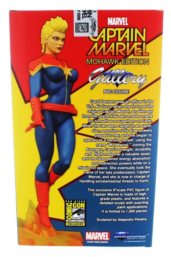 Marvel Gallery Captain Marvel Mohawk Edition 9  PVC Figure (SDCC Exclusive) For Cheap - Image 2