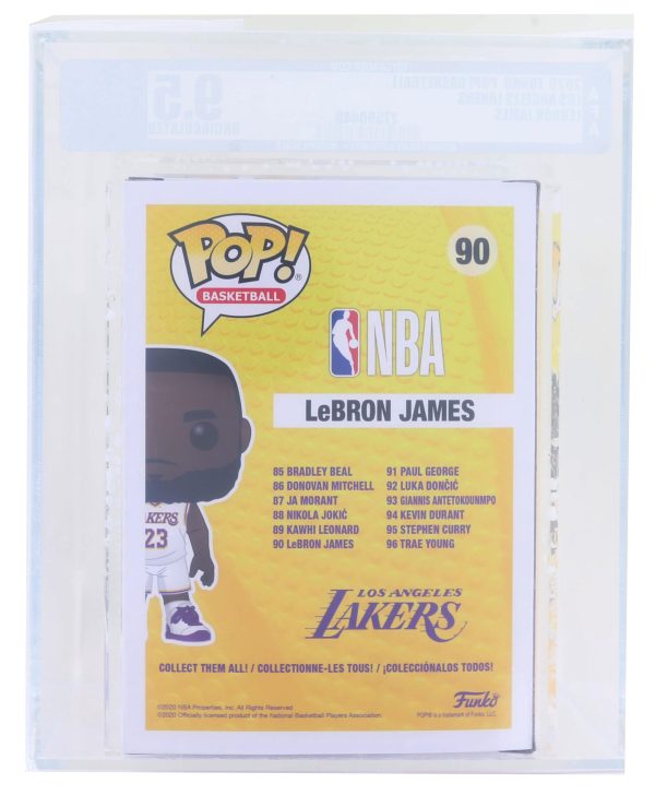 LA Lakers NBA Funko POP |  Lebron James Alternate | Graded AFA 9.5 Online Sale - Image 2