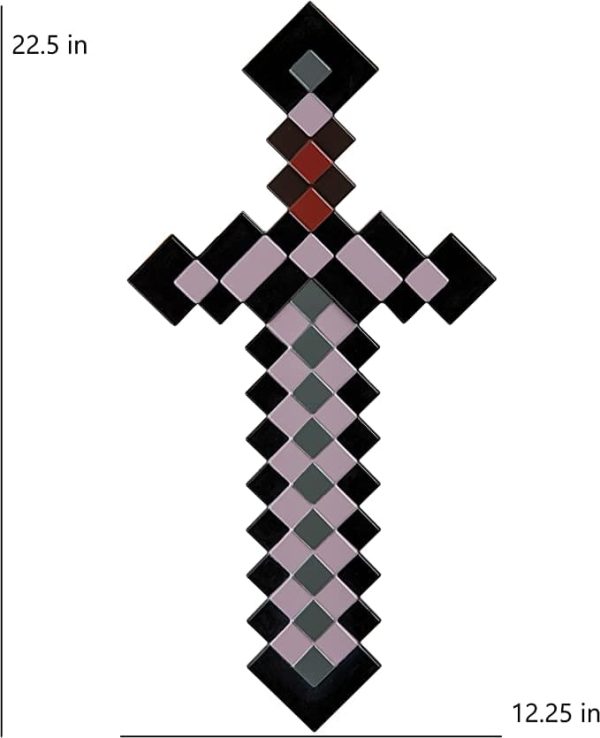 Minecraft Netherite Sword Costume Accessory For Sale - Image 3