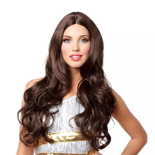 Goddess Adult Brown Costume Wig Online Sale