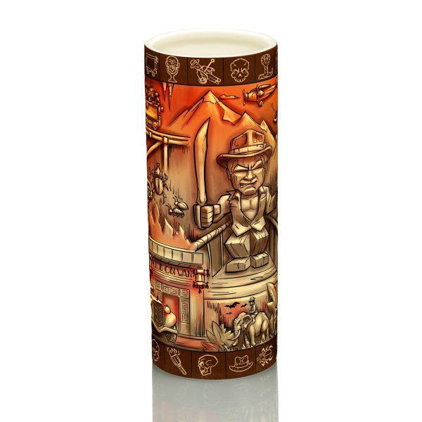 Geeki Tikis Indiana Jones and the Temple Of Doom Scenic Mug | Holds 24 Ounces For Sale