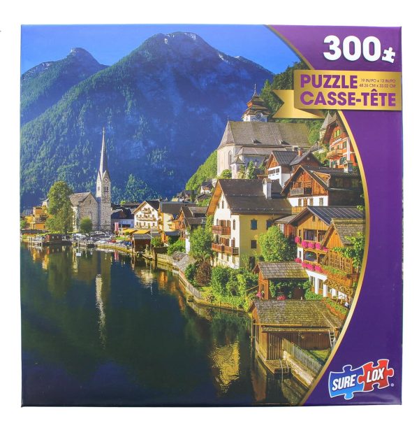 Hallstate Lakeside Town 300 Piece Jigsaw Puzzle Hot on Sale
