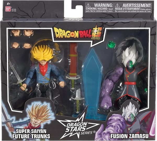 Dragon Ball Super Dragon Stars Battle Pack | Super Saiyan Trunks Vs. Fusion Zamasu Cheap - Image 4