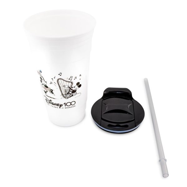 Disney 100 Mickey and Minnie Mouse Dance Tumbler With Lid and Straw | 32 Ounces Cheap - Image 2