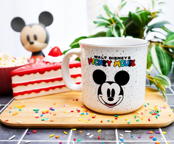 Disney Mickey Mouse Rainbow Ceramic Camper Mug | Holds 20 Ounces Sale - Image 4