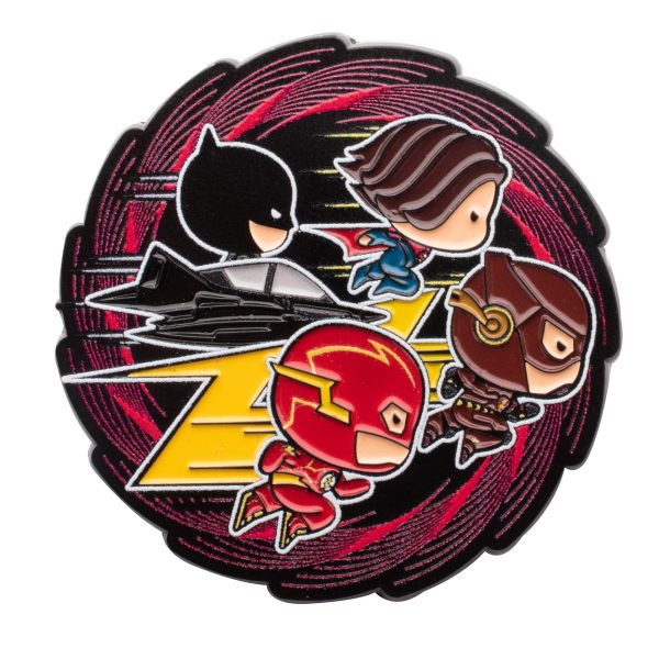 DC Comics The Flash and and Friends Enamel Pin For Sale