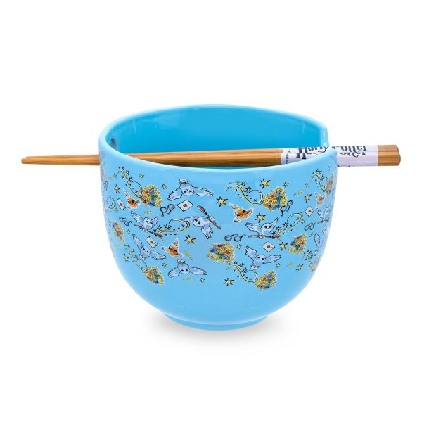 Harry Potter Hogwarts Icons Dinnerware Set | 20-Ounce Ramen Bowl With Chopsticks Online Hot Sale
