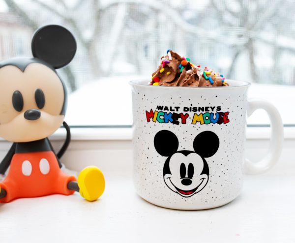 Disney Mickey Mouse Rainbow Ceramic Camper Mug | Holds 20 Ounces Sale - Image 5