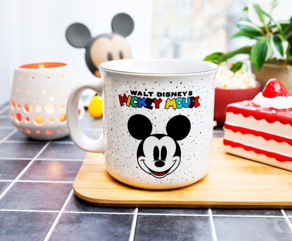Disney Mickey Mouse Rainbow Ceramic Camper Mug | Holds 20 Ounces Sale - Image 3