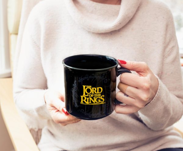 The Lord Of The Rings Gondor Black Ceramic Camper Mug | Holds 20 Ounces For Discount - Image 5