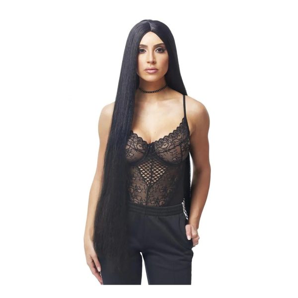 Royalty Adult Black Costume Wig Cheap