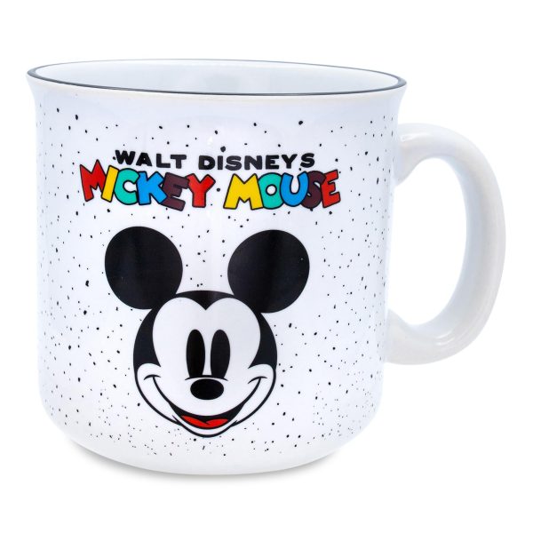 Disney Mickey Mouse Rainbow Ceramic Camper Mug | Holds 20 Ounces Sale